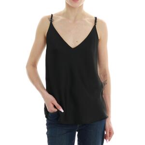 TOP IN RASO NERO